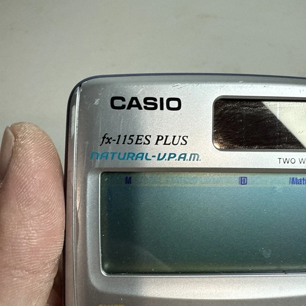 Casio FX-115ES Plus Scientific Calculator Two Way Power Natural VPAM Mathematics